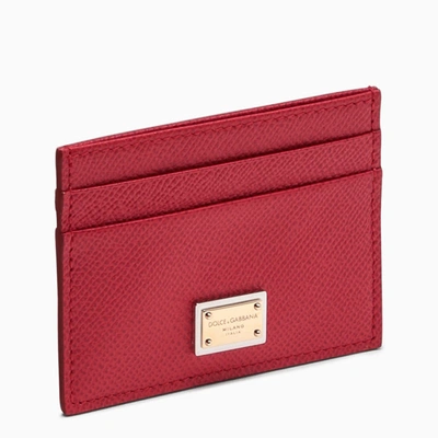 Dolce & Gabbana Red Credit Card Holder