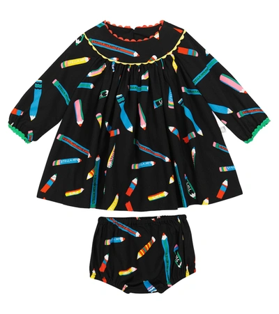 Stella Mccartney Babies' Printed Dress And Bloomer Set In Multicoloured