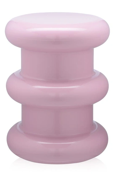 Kartell Pilastro Table Stool In Pink