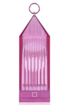 Kartell Lantern Rechargeable Lamp In Wisteria