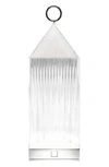 Kartell Lantern Rechargeable Lamp In Crystal