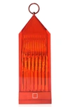 Kartell Lantern Rechargeable Lamp In Red