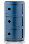 Kartell Componibili Set Of Drawers In Blue