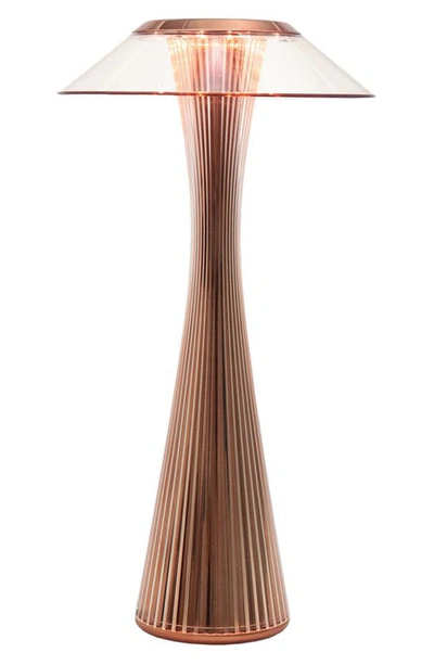 Kartell Space Rechargeable Battery Table Lamp In Copper