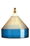 Kartell Trullo Container In Yellow / Blue