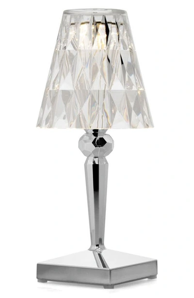 Kartell Rechargeable Battery Lamp In Chrome