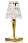 Kartell Rechargeable Battery Lamp In Gold