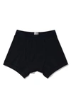 Druthers Everyday Organic Cotton Blend Boxer Briefs In Black