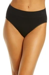 Wacoal Feeling Flexible High Cut Briefs In Black