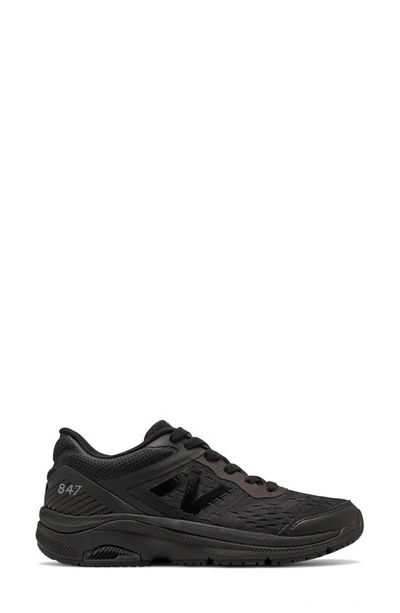 New Balance 847v4 Walking Sneaker In Black