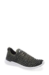 Apl Athletic Propulsion Labs Techloom Wave Hybrid Running Shoe In Black/gold/silver