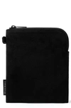 Dagne Dover Skye Organic Cotton Essentials Pouch In Onyx