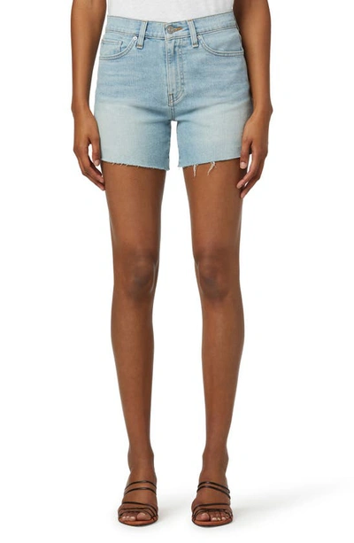 Hudson Devon High Waist Cutoff Denim Shorts In Reflection