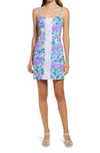 LILLY PULITZERR LILLY PULITZER SHELLI FLORAL STRETCH COTTON SHIFT DRESS,005647-3582GJ