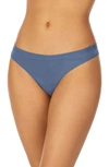 Dkny Table Tops Modal Thong In Vintage Blue