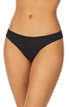 Dkny Stretch Modal Thong In Black