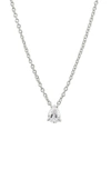 NADRI MODERN LUV SMALL PEAR CUBIC ZIRCONIA PENDANT NECKLACE,AN40560RCZC