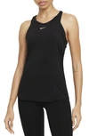 Nike One Luxe Dri-fit Standard Fit Tank Top In Black