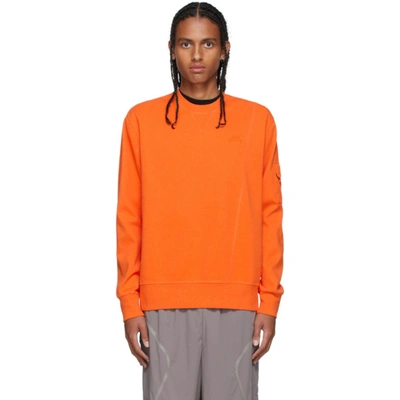 A-cold-wall* Orange Essential Compass Pocket Sweatshirt