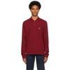 Lacoste Men's Classic Fit Long Sleeve L.12.12 Polo - S - 3 In Red