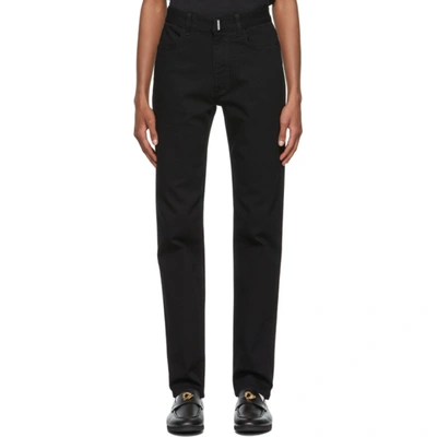 Givenchy Black Slim-fit Jeans In 001-black
