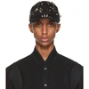 GIVENCHY BLACK CANVAS STUD CAP