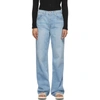 Grlfrnd Brooklyn Distressed High-rise Straight-leg Jeans In Miracle Mile