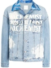 ALCHEMIST LOGO-PRINT DENIM JACKET