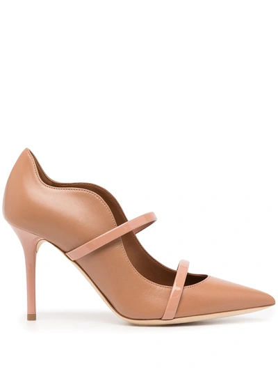 Malone Souliers Maureen 85mm Pumps In Beige