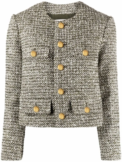 関税込 CELINE | chasseur jacket in mohair tweed CELINE chasseur jacket in mohair wool tweed | REVERSIBLE