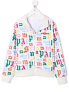 Palm Angels Little Kid's & Kid's Monogram Track Jacket In White