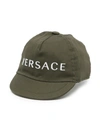 VERSACE EMBROIDERED-LOGO CAP