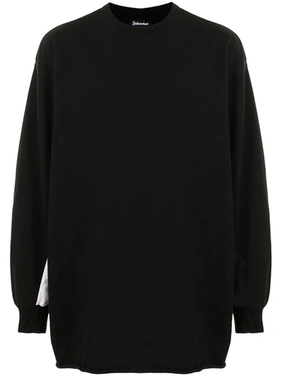 Undercoverism Ribbed-trim Cotton Sweatshirt In Black