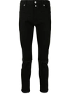 Undercoverism Zip-ankles Slim Jeans In Schwarz