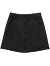 KHAITE SAM SKIRT IN BLACK