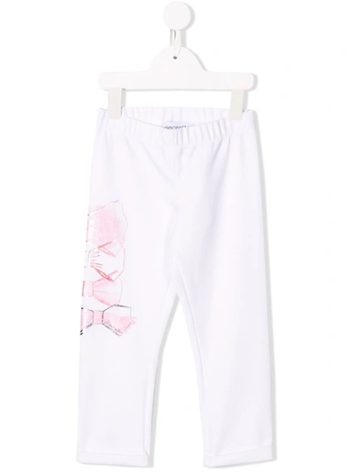 Simonetta Elasticated Waist Trousers In 白色