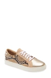 KAANAS LONDON SNAKE EMBOSSED SNEAKER