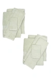 Nordstrom Rack Essential 10-piece Towel Set In Green Hum