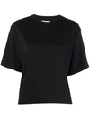 Vince Short-sleeve Cotton T-shirt In Schwarz