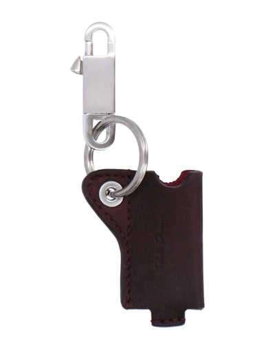 Rick Owens Key Rings In Deep Purple