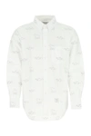 THOM BROWNE EMBROIDERED OXFORD SHIRT PRINTED THOM BROWNE UOMO 4