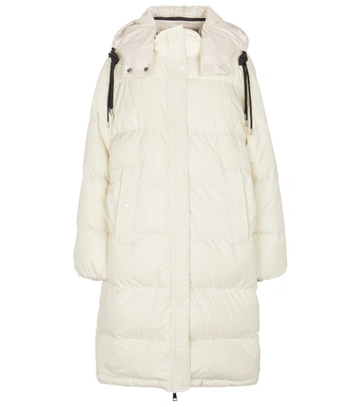 Moncler Erysium Padded Taffeta Hooded Jacket In 035 White