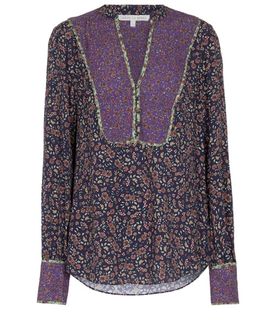 Veronica Beard Betta Floral Blouse In Multicoloured