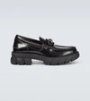 GUCCI HORSEBIT LEATHER LOAFERS,P00583969