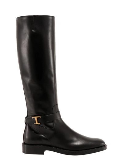 Tod's Timeless Black Leather Boot