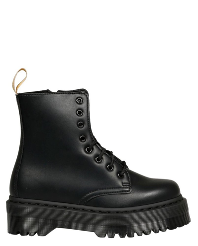 DR. MARTENS' DR. MARTENS JADON II MONO VEGAN PLATFORM BOOTS