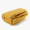 THE CONRAN SHOP SLUB COTTON THROW IN OCHRE,1447026
