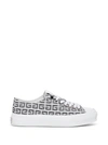 GIVENCHY 4G JACQUARD CITY SNEAKERS