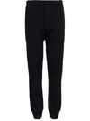 NANUSHKA SHAY BLACK  ORGANIC COTTON JOGGER