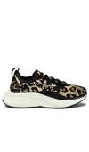 Apl Athletic Propulsion Labs Streamline Running Shoe In Leopard & Black & White